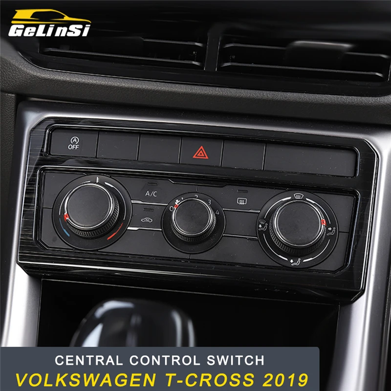GELINSI Central Control Button Switch Panel Cover Frame Sticker Interior Accessories for Volkswagen T-CROSS 2019 Car Styling
GELINSI Central Control Button Switch Panel Cover Frame Sticker Interior Accessories for Volkswagen T-CROSS 2019 Car Styling