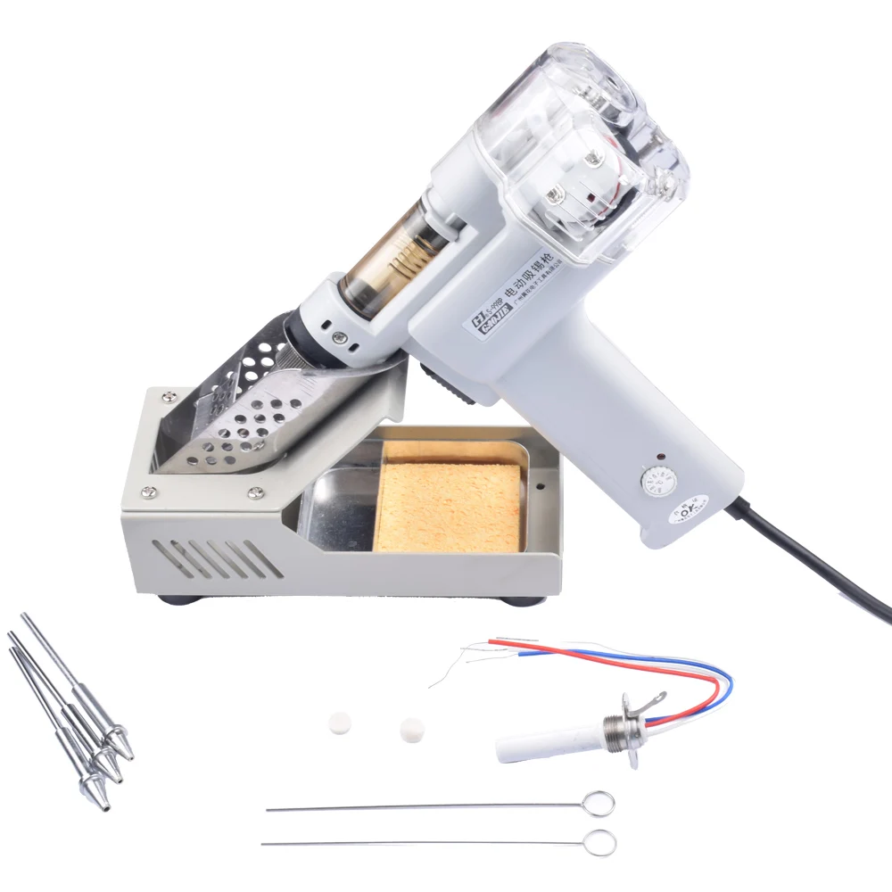 Handskit 220V 110V S-993P S-998P Electric Vacuum Desoldering Pump Dual pump suction tin Solder Sucker Gun electric gun
Handskit 220V 110V S-993P S-998P Electric Vacuum Desoldering Pump Dual pump suction tin Solder Sucker Gun electric gun
