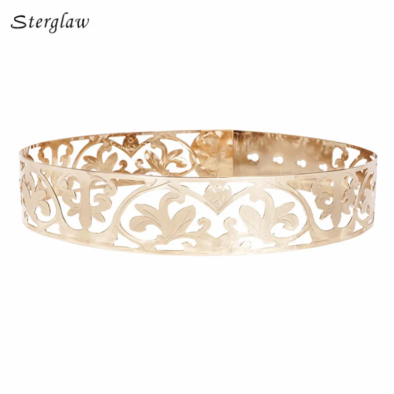 European style Orchid Flowers pattern Hollow metal Women women belts 2019 hot luxury 5cm Golden waist female belt Girdle J030
European style Orchid Flowers pattern Hollow metal Women women belts 2019 hot luxury 5cm Golden waist female belt Girdle J030