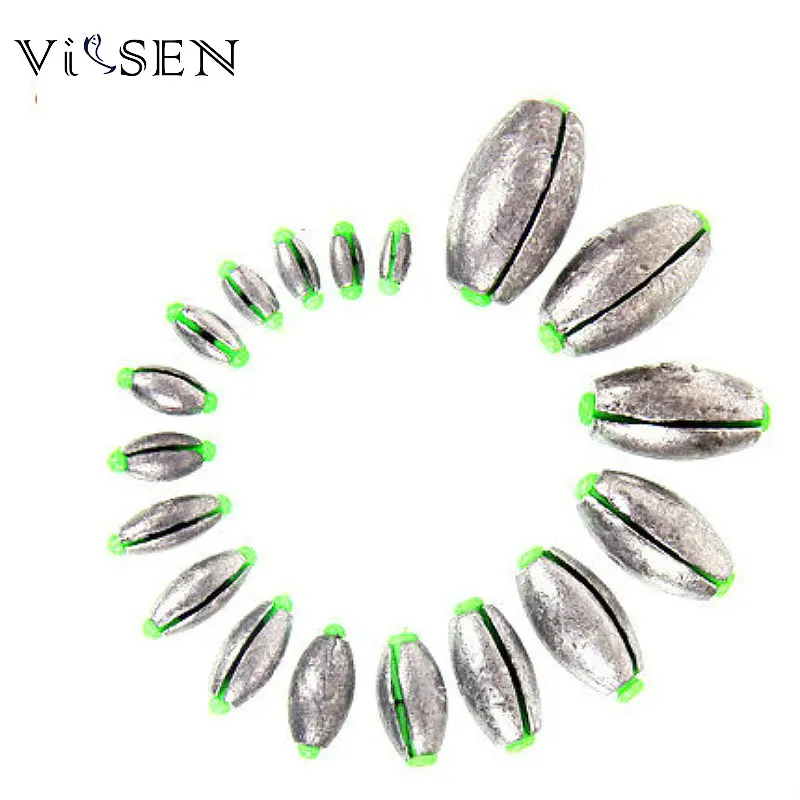 Vissen Fishing Sinkers Quick Lead Sinker Fishing Lure Accessories 5 Pieces Oval Split Lead Shot Sinker for fishing
Vissen Fishing Sinkers Quick Lead Sinker Fishing Lure Accessories 5 Pieces Oval Split Lead Shot Sinker for fishing