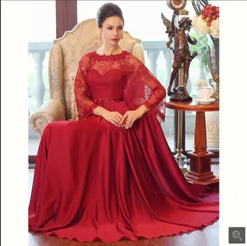 Red Long Lace Evening Dresses 2016 cape Beaded A-line Women modest Formal Evening special Occasion Dresses For Mature
Red Long Lace Evening Dresses 2016 cape Beaded A-line Women modest Formal Evening special Occasion Dresses For Mature