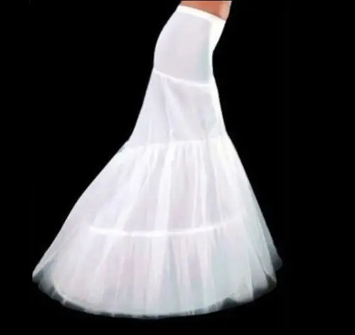 New White 2-Hoop Mermaid Wedding Dress Bridal Petticoat Crinoline Underskirt Bridal Accessories Slips Petticoats Hoops
New White 2-Hoop Mermaid Wedding Dress Bridal Petticoat Crinoline Underskirt Bridal Accessories Slips Petticoats Hoops