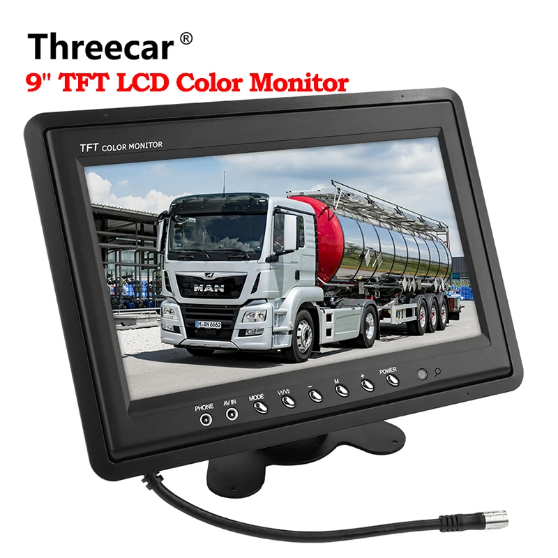 car monitor small display 9 inch digital Color TFT LCD with 2 Video input lcd for reversing parking backup rear view camera
car monitor small display 9 inch digital Color TFT LCD with 2 Video input lcd for reversing parking backup rear view camera