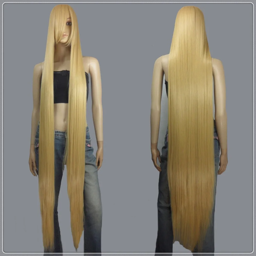 Long Spiral Curly yellow Blonde Cosplay Wan Ligu on Richard brown wig 150 cm long, straight hair super smooth High Quality Synt
Long Spiral Curly yellow Blonde Cosplay Wan Ligu on Richard brown wig 150 cm long, straight hair super smooth High Quality Synt