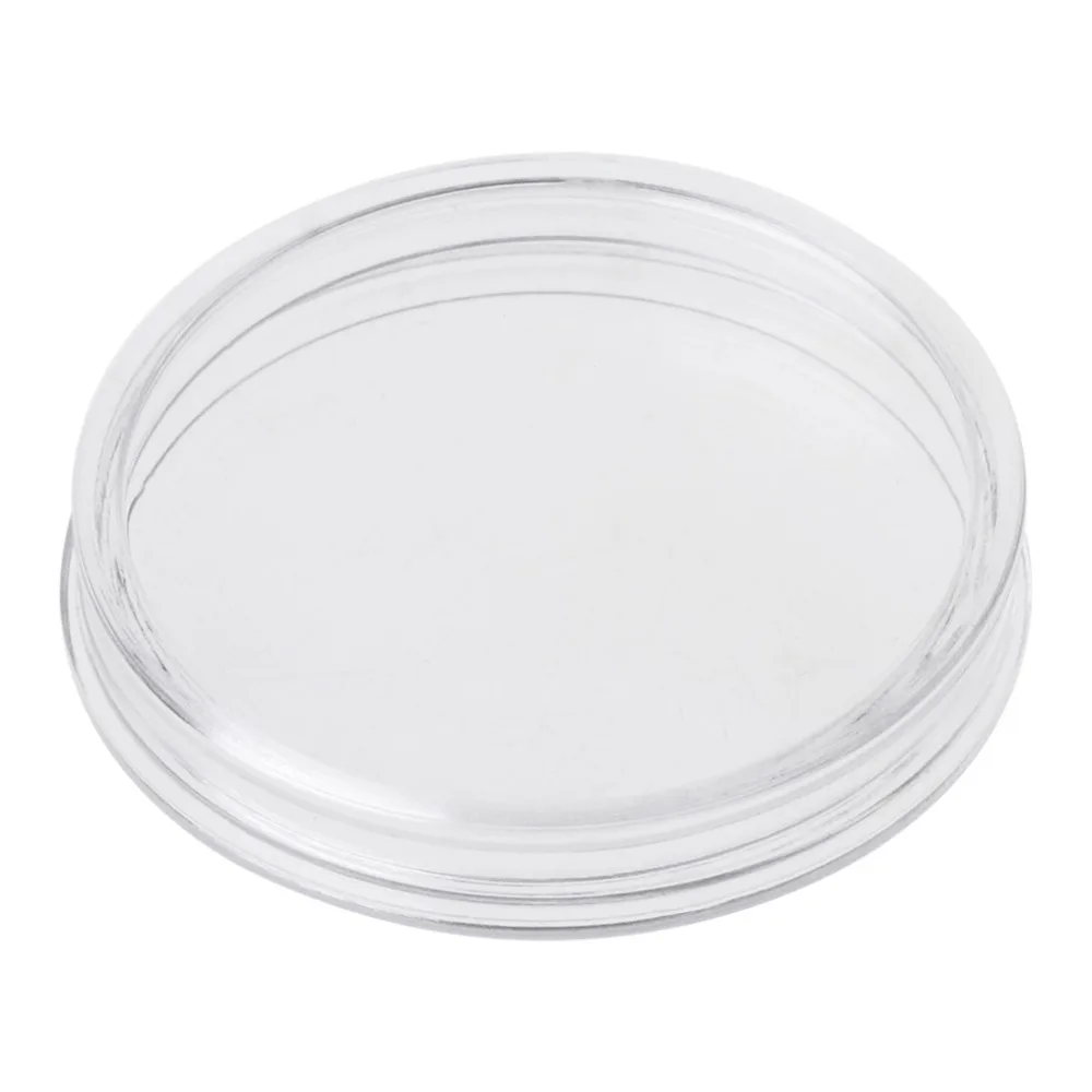 

1 PC 38.6mm Round Acrylic Coin Capsule Clear Storage Holder For Silver Coin 1 oz