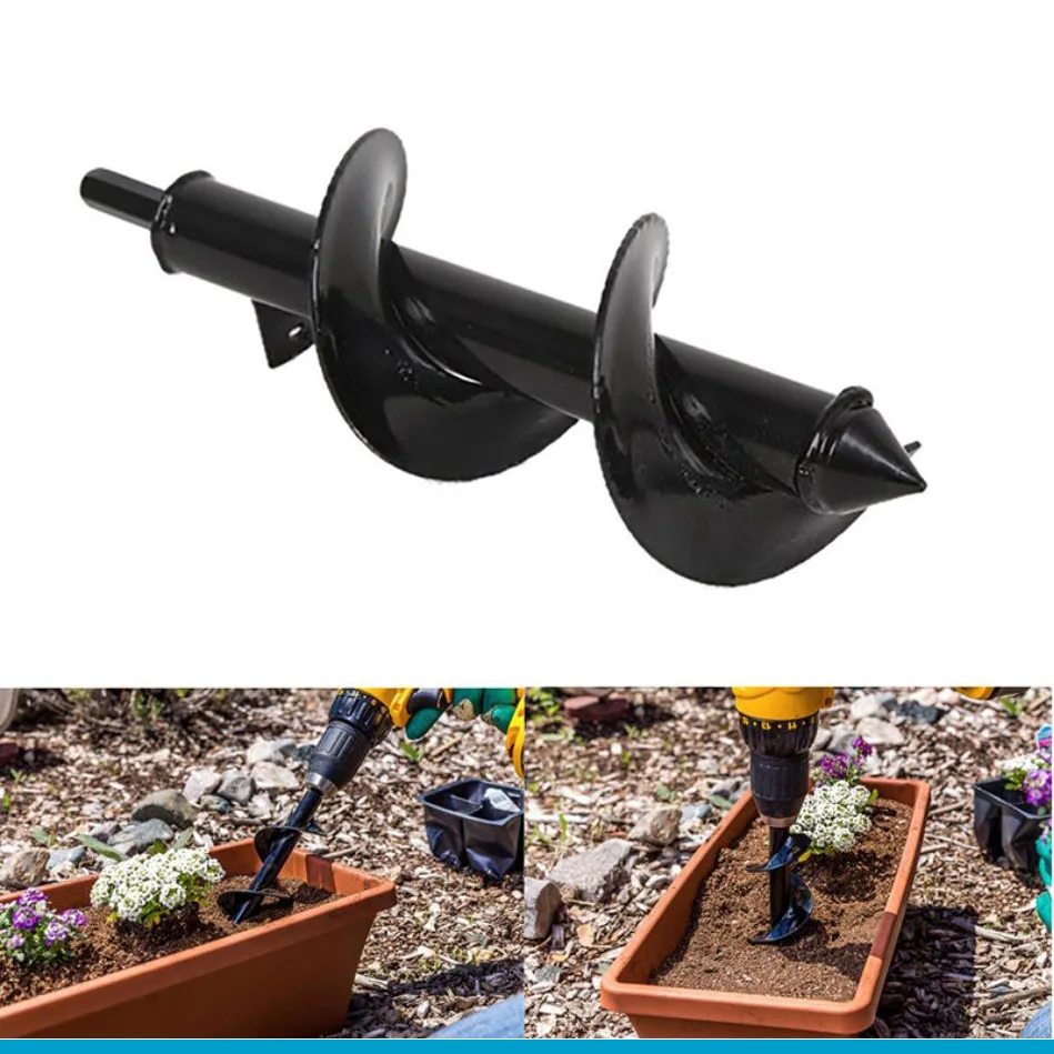 1pcs Earth Auger Hole Digger Planting Drill Bit Power Ground Fence Borer Garden Tool Planting Hole Digger Tool
1pcs Earth Auger Hole Digger Planting Drill Bit Power Ground Fence Borer Garden Tool Planting Hole Digger Tool