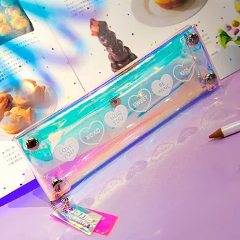 1PCS Transparent Rainbow Pencil Case 18.5*6.4cm Slim Pencil Holder Gift Korean Fashion Stationery Free Shipping
1PCS Transparent Rainbow Pencil Case 18.5*6.4cm Slim Pencil Holder Gift Korean Fashion Stationery Free Shipping