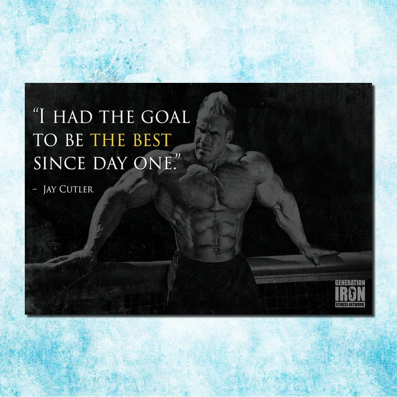 JAY CUTLER Bodybuilding Motivational Art Silk Canvas Poster Print 13x20 24x36 inch Wall Picture For Living Room Decor-11
JAY CUTLER Bodybuilding Motivational Art Silk Canvas Poster Print 13x20 24x36 inch Wall Picture For Living Room Decor-11
