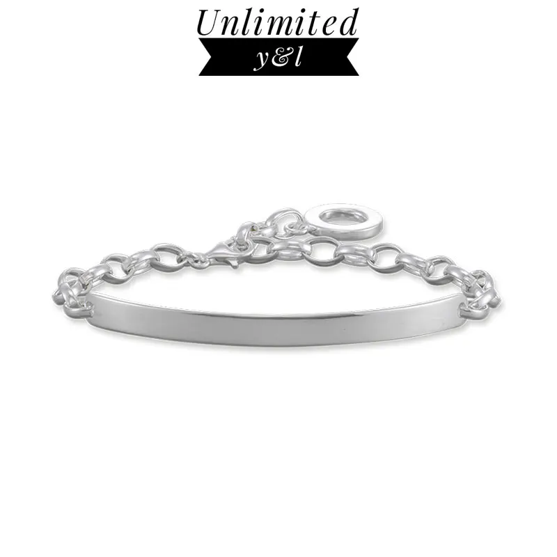 Chain Link Basic Bracelets Thomas Style Charm Bracelets 925 Sterling Silver Fashion Good Jewelry Accessories for Women Men Gift
Chain Link Basic Bracelets Thomas Style Charm Bracelets 925 Sterling Silver Fashion Good Jewelry Accessories for Women Men Gift