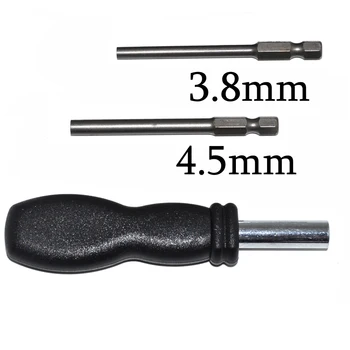 5PCS 3.8mm & 4.5mm Screwdriver GameBit with Handle for Nintendo SNES N-GC for N64 for wii power supply Bit Screw Driver
5PCS 3.8mm & 4.5mm Screwdriver GameBit with Handle for Nintendo SNES N-GC for N64 for wii power supply Bit Screw Driver
