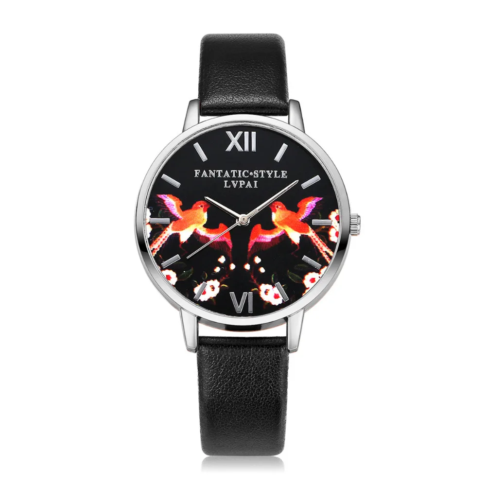 Brand Lvpai Bird Pattern Gold Wristwatch Girl Quartz Cartoon Watch Clock Hour Gift Dress Watch Leather Quartz WristWatches Watch
Brand Lvpai Bird Pattern Gold Wristwatch Girl Quartz Cartoon Watch Clock Hour Gift Dress Watch Leather Quartz WristWatches Watch