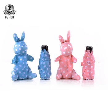 FGHGF Cute Small Cartoon Light Creative 5 Folding Pockets Umbrella Blue Pink Little Rabbit Kids Toys Rain Women Beach Parasol
FGHGF Cute Small Cartoon Light Creative 5 Folding Pockets Umbrella Blue Pink Little Rabbit Kids Toys Rain Women Beach Parasol