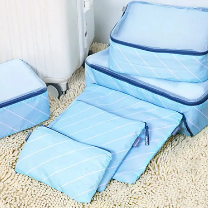 6pcs/set Waterproof Polyester Men And Women Luggage Travel Bags Packing Cubes Organizer Wholesale
6pcs/set Waterproof Polyester Men And Women Luggage Travel Bags Packing Cubes Organizer Wholesale