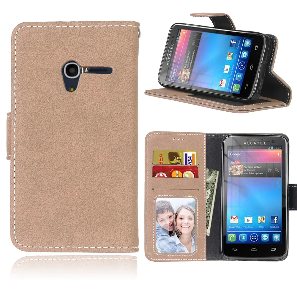 Чехол для Alcatel One Touch Pixi 3 4 0 дюймов 4050A 4013X 4013D Флип кожаный магнитный чехол телефона