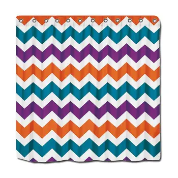 YYT Personalized Shower Curtains Orange Purple Teal Chevron Stripes Shower Curtain 72"X72"
YYT Personalized Shower Curtains Orange Purple Teal Chevron Stripes Shower Curtain 72"X72"