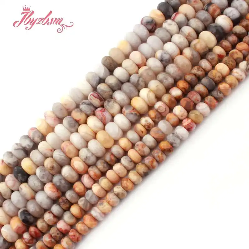 3x6 4x8mm Rondelle Multicolor Crazy Lace Agates Natural Stone Beads For DIY Necklace Jewelry Making Strand 15" Free Shipping
3x6 4x8mm Rondelle Multicolor Crazy Lace Agates Natural Stone Beads For DIY Necklace Jewelry Making Strand 15" Free Shipping