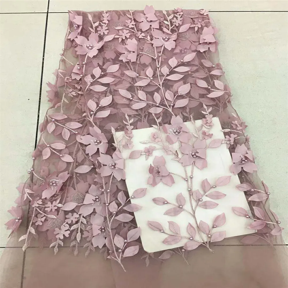 Most Popular Flower And Leaves Design Blush Pink African Beaded 3d Net Lace Fabric X512-5
Most Popular Flower And Leaves Design Blush Pink African Beaded 3d Net Lace Fabric X512-5
