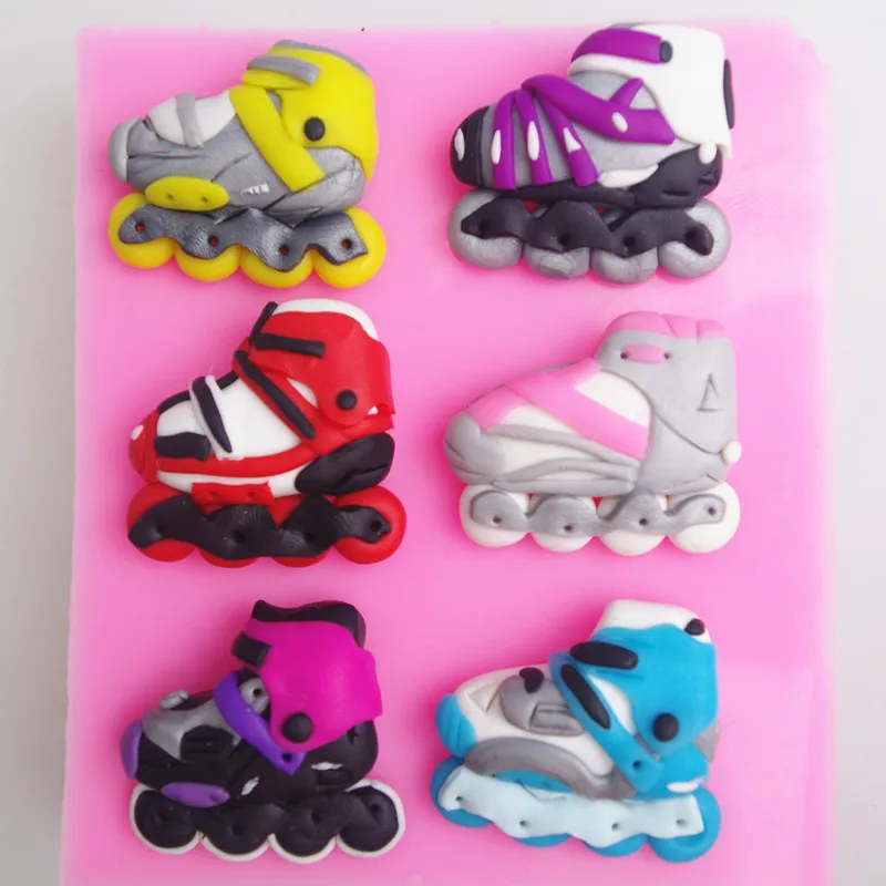 Q-319 Freeshipping Creative skates silicone mold chocolate mold cake decoration tool Baking mold
Q-319 Freeshipping Creative skates silicone mold chocolate mold cake decoration tool Baking mold