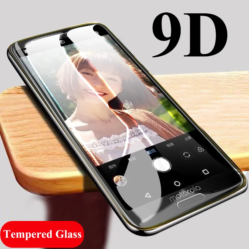 Закаленное стекло 9D для Moto G6 Plus Защита экрана Motorola One Power P30 Note G7 Play E5 E4 защитное