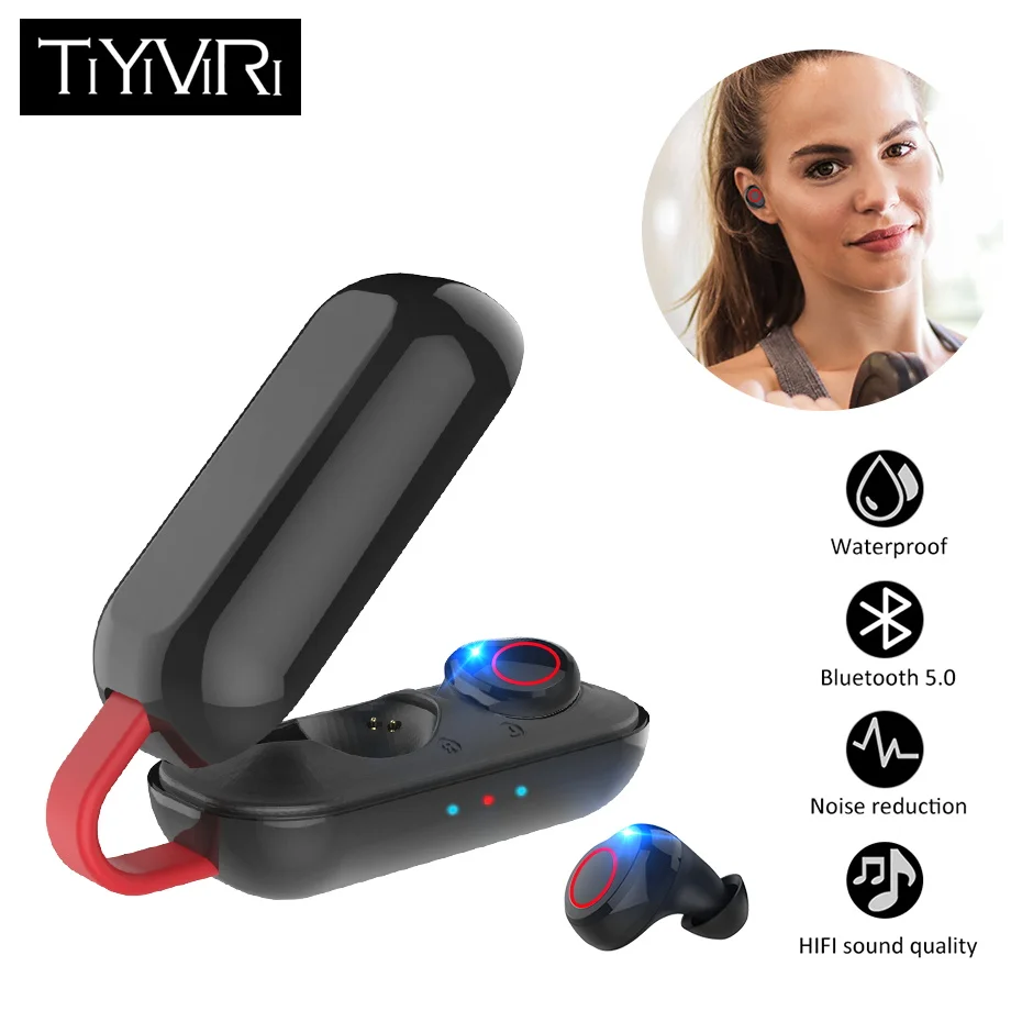 TiYiViRi наушники Bluetooth беспроводные Tws Handsfree Наушники игровая гарнитура IPX5