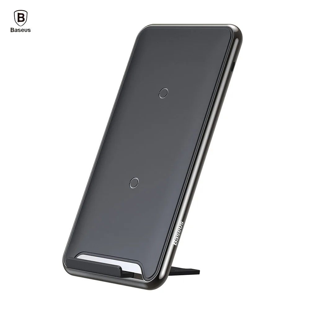 Baseus 10W Three Coils QI Wireless Charger For iPhone X 8 Samsung S9 S8 Plus Fast Wireless Charging Pad Docking Dock Station
Baseus 10W Three Coils QI Wireless Charger For iPhone X 8 Samsung S9 S8 Plus Fast Wireless Charging Pad Docking Dock Station