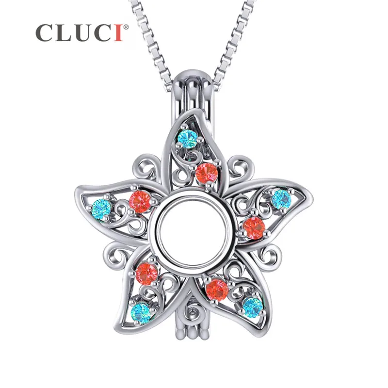 CLUCI 3pcs 925 Sterling Silver Star Cage Pendant Women Zircon Charms Pendant Star Shaped Charms Silver 925 Pendant Pearl Locket
CLUCI 3pcs 925 Sterling Silver Star Cage Pendant Women Zircon Charms Pendant Star Shaped Charms Silver 925 Pendant Pearl Locket