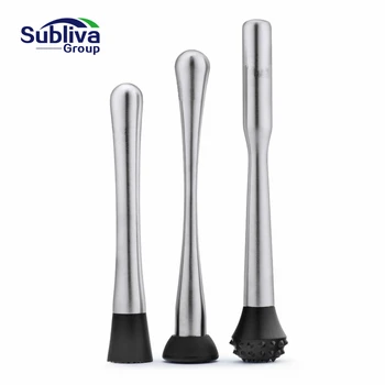 New Cocktail Muddler Stainless Steel Bar Mixer Barware Mojito Cocktail DIY Drink Fruit Muddler Crushed Ice Barware Bar Tool
New Cocktail Muddler Stainless Steel Bar Mixer Barware Mojito Cocktail DIY Drink Fruit Muddler Crushed Ice Barware Bar Tool