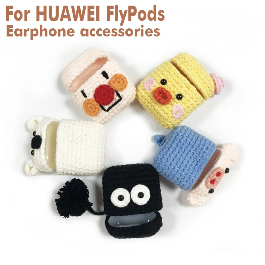 For HUAWEI FlyPods New Handmade Cute Cartoon Protective Skin Sweater Cover Silicone Anti-Slip Knitting Wool Case High Quality
For HUAWEI FlyPods New Handmade Cute Cartoon Protective Skin Sweater Cover Silicone Anti-Slip Knitting Wool Case High Quality