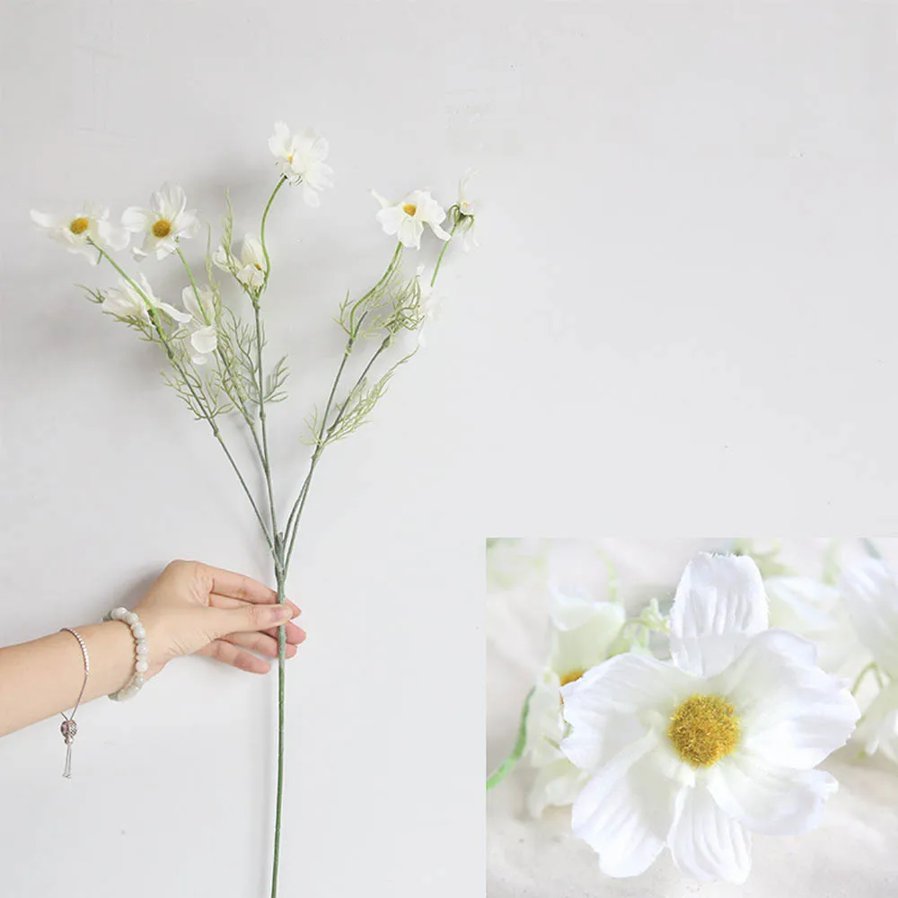 Romantic Daisy Artificial Flowers 5 Branches 10 Heads Vintage Style Daisy Bouquet for Home Garden Office Table Wedding Decor
Romantic Daisy Artificial Flowers 5 Branches 10 Heads Vintage Style Daisy Bouquet for Home Garden Office Table Wedding Decor
