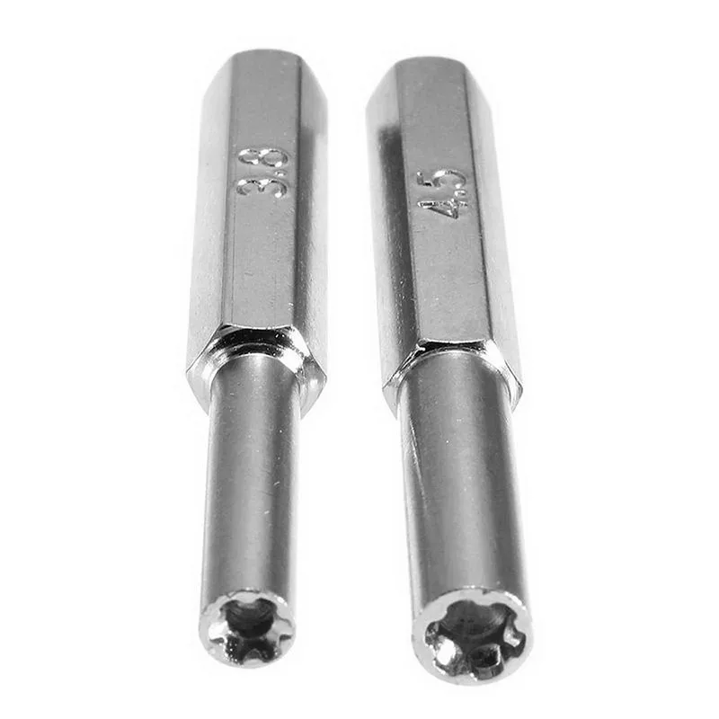 New 3.8mm + 4.5mm Security Screwdriver Tool Bit Gamebit For Nintendo NES N64 Gameboy 2pcs/set
New 3.8mm + 4.5mm Security Screwdriver Tool Bit Gamebit For Nintendo NES N64 Gameboy 2pcs/set