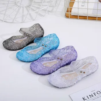 2019 New Girls Jelly Sandals Children Roman Shoes Hollow Flower Girls Princess Shoes Non-slip Beach Crystal Shoes Ice and Snow
2019 New Girls Jelly Sandals Children Roman Shoes Hollow Flower Girls Princess Shoes Non-slip Beach Crystal Shoes Ice and Snow