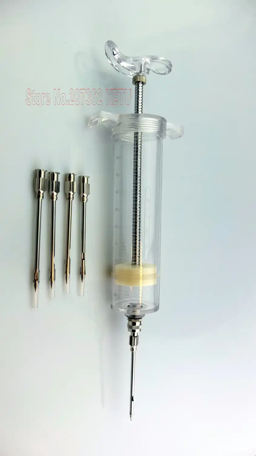 bbq meat grill 100ml injector syringe marinade seasoning flavor