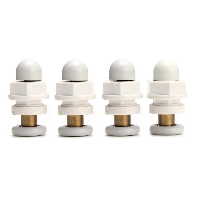 4x shower door rollers door rollers shower cubicle roller glass door roller, 19mm