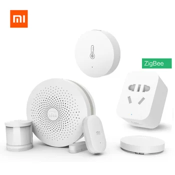 Xiaomi Mijia Smart Home Kits Gateway 2 Door Window Sensor Motion Sensor Wireless Switch Temperature Humidity sebsorZigBee Socket
Xiaomi Mijia Smart Home Kits Gateway 2 Door Window Sensor Motion Sensor Wireless Switch Temperature Humidity sebsorZigBee Socket