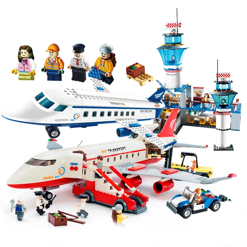 Compatible Legoing city plane airport avion airplane airfield aircraft model space shuttle Rocket lander building blocks kid toy
Compatible Legoing city plane airport avion airplane airfield aircraft model space shuttle Rocket lander building blocks kid toy