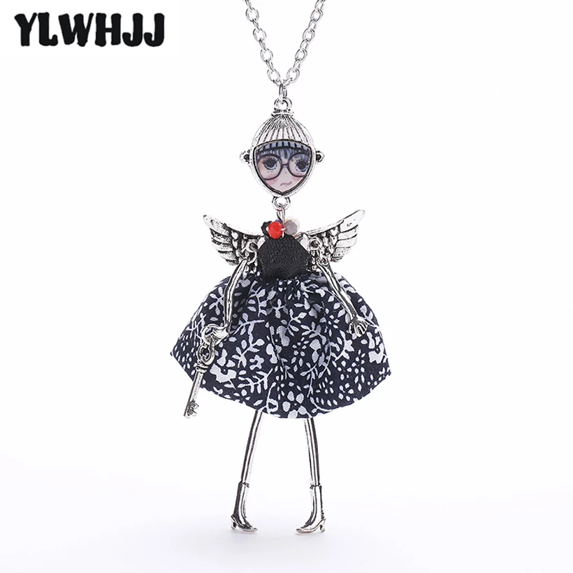 YLWHJJ 2017 new women doll cute long chain necklaces & pendants handmade black statement necklace girl brand fashion jewelry
YLWHJJ 2017 new women doll cute long chain necklaces & pendants handmade black statement necklace girl brand fashion jewelry