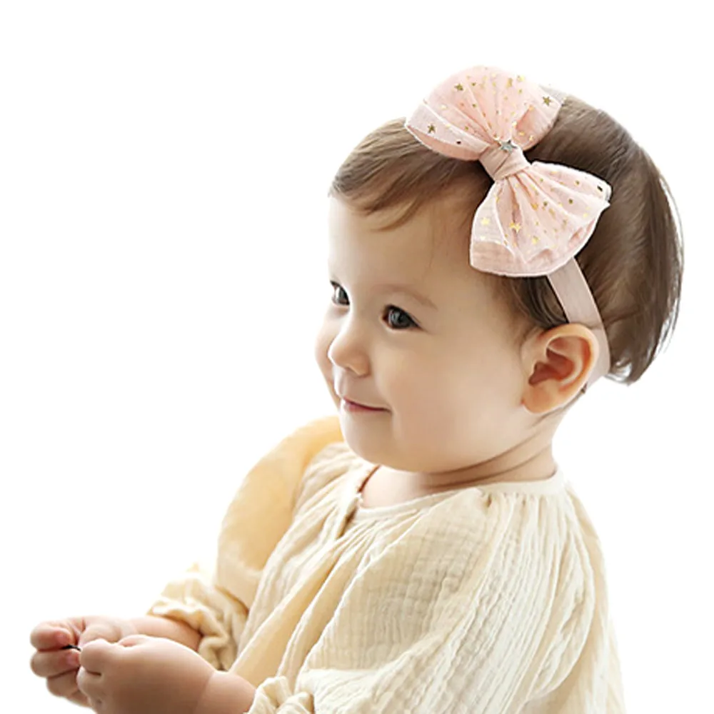 Newborn Toddler Baby Girls Hairband Solid Headband Turban Knot Head Wraps 2018