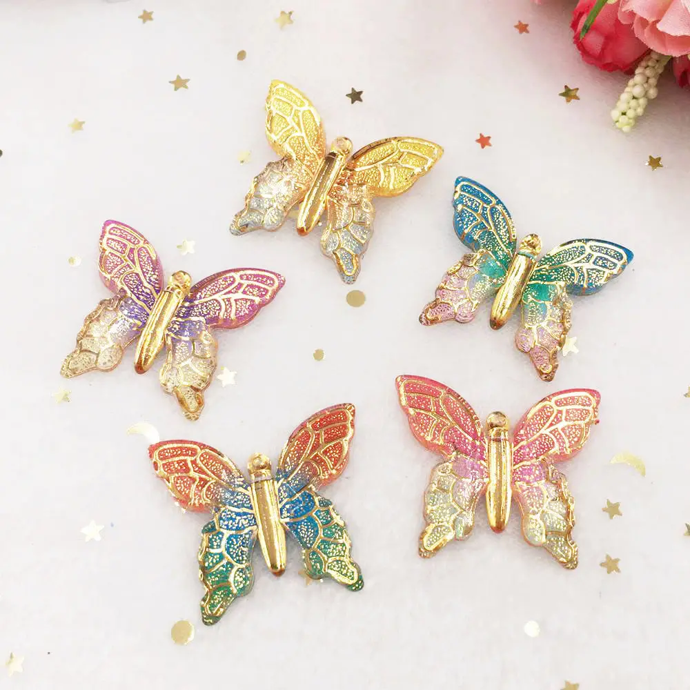 New 10pcs resin Colorful butterflies Flat back rhinestone DIY 1 hole Charm Pendant Wedding scrapbook Accessories craft SW42
New 10pcs resin Colorful butterflies Flat back rhinestone DIY 1 hole Charm Pendant Wedding scrapbook Accessories craft SW42