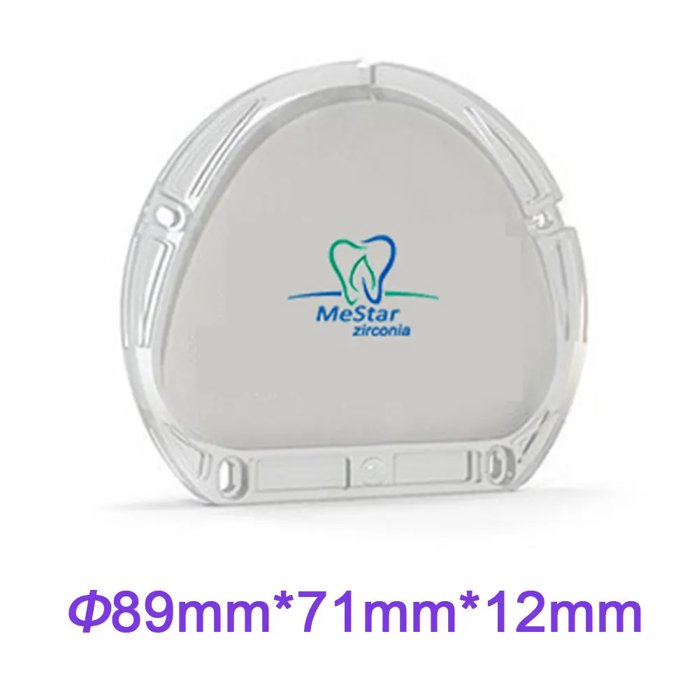 New Arrival 89mm*71mm*12mm Amann Girrbach Zirconia Disc Compatible AG CADCAM Dental Materials
New Arrival 89mm*71mm*12mm Amann Girrbach Zirconia Disc Compatible AG CADCAM Dental Materials