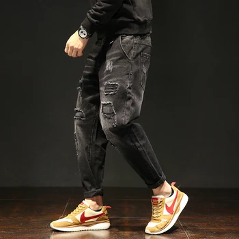 Odinokov Stretch Men Jeans Denim Jogger Design Hip Hop Joggers For Men Harem Pants Loose Full Length Hole Softener Jean
Odinokov Stretch Men Jeans Denim Jogger Design Hip Hop Joggers For Men Harem Pants Loose Full Length Hole Softener Jean