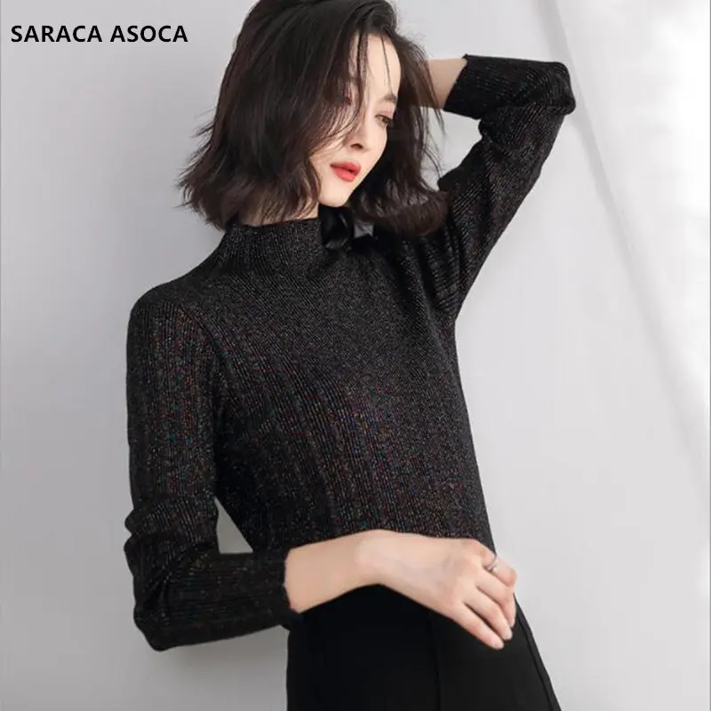 Spring Autumn Full Sleeve Turtleneck Casual Black Sweater Women Thin Knitting Pullovers Slim Overcoat Girls
Spring Autumn Full Sleeve Turtleneck Casual Black Sweater Women Thin Knitting Pullovers Slim Overcoat Girls