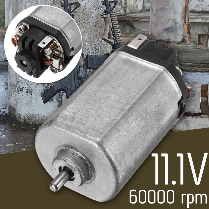 11.1V 60000RPM 480 D-axis Micro DC Motor High Torque High Speed For DIY Toys Hobbies Gear Reduction Motor Carbon Brush Motor
11.1V 60000RPM 480 D-axis Micro DC Motor High Torque High Speed For DIY Toys Hobbies Gear Reduction Motor Carbon Brush Motor