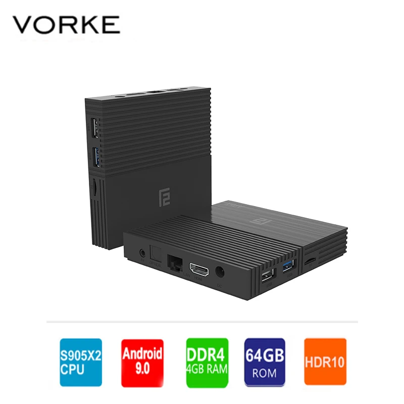 Vorke A95X F2 4K Smart TV Box Android 9.0 4G 64G Amlogic S905X2 2.4G&5G Dual Wifi BT4.2 Voice Remote Control PK Mi TV BOX
Vorke A95X F2 4K Smart TV Box Android 9.0 4G 64G Amlogic S905X2 2.4G&5G Dual Wifi BT4.2 Voice Remote Control PK Mi TV BOX