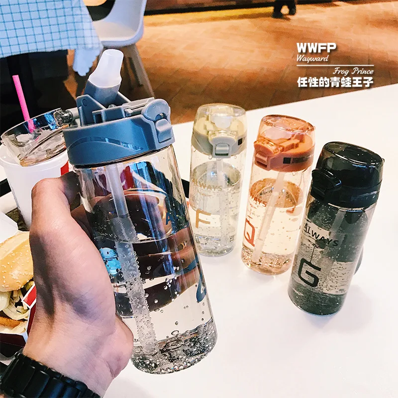550ml Plastic Bottles my student cup plastic water bottle couple of men and women pure and fresh sport bottle with straw
550ml Plastic Bottles my student cup plastic water bottle couple of men and women pure and fresh sport bottle with straw