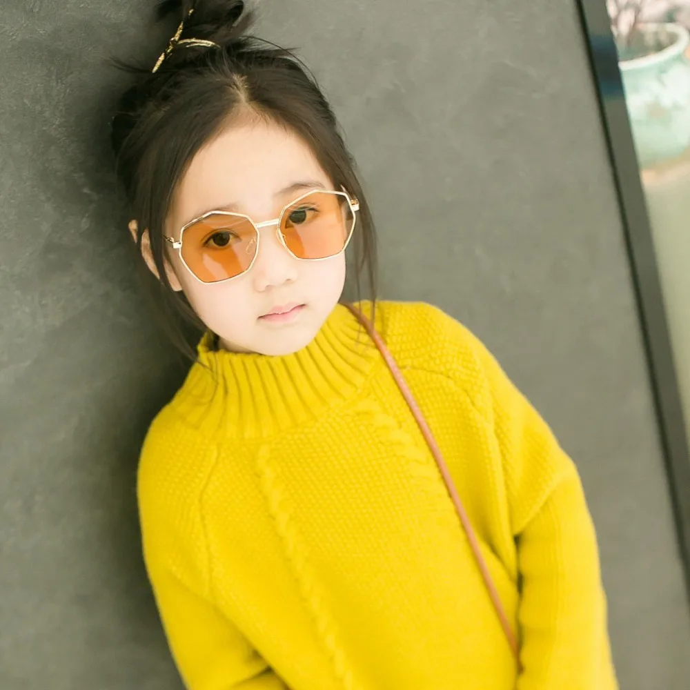 2017 Fashion Kids Sunglasses Brand Metal Sun Glass...