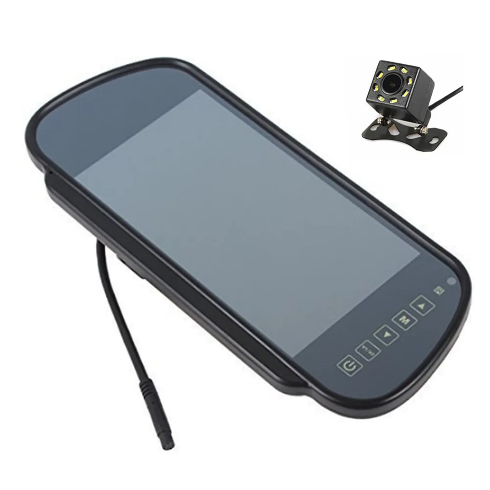 Car Monitor 7" TFT LCD screen Rearview mirror monitor parking assistance 2 AV input Remote control, Rearview camera optional
Car Monitor 7" TFT LCD screen Rearview mirror monitor parking assistance 2 AV input Remote control, Rearview camera optional