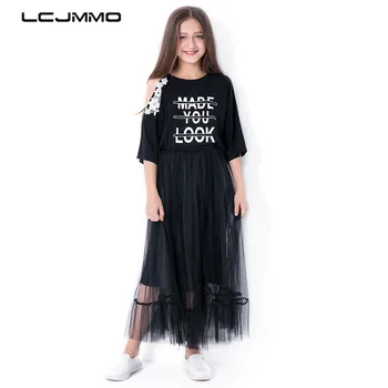 LCJMMO NEW Autumn Girl Clothes Sets Fashion Print Letter Tshirts Tops +Mesh Princess Skirt 2PCS Suits For Girl Clothing 4-12Y
LCJMMO NEW Autumn Girl Clothes Sets Fashion Print Letter Tshirts Tops +Mesh Princess Skirt 2PCS Suits For Girl Clothing 4-12Y