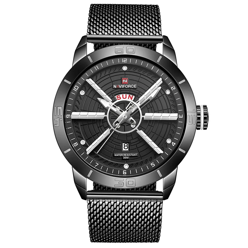 NAVIFORCE Men Watch Quartz Date Stainless Steel Waterproof Watches Men Blue Luxury Brand Men's Wrist Watch Man Relogio Masculino
NAVIFORCE Men Watch Quartz Date Stainless Steel Waterproof Watches Men Blue Luxury Brand Men's Wrist Watch Man Relogio Masculino