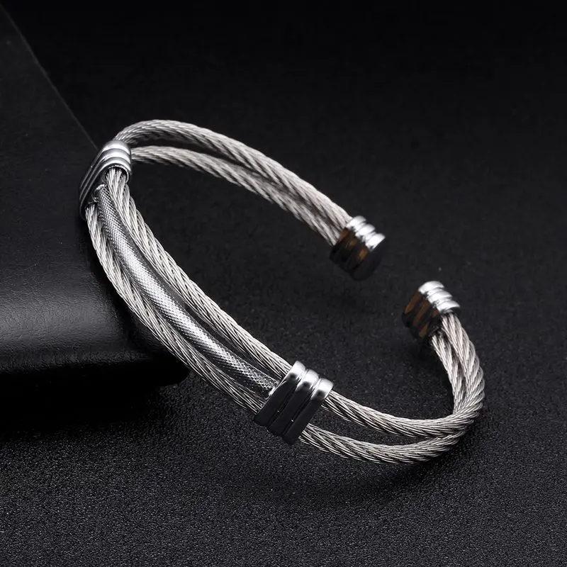 Unique Brand Stainless Steel Charm Bracelets Bangles For Men Women Jewelry Diy Male Silver Cuff Open Sporty Bangle
Unique Brand Stainless Steel Charm Bracelets Bangles For Men Women Jewelry Diy Male Silver Cuff Open Sporty Bangle