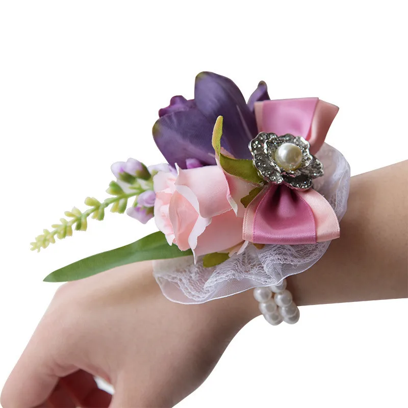 Hot Wrist Corsage Bridesmaid Sisters Hand Flowers Artificial Silk Lace Bride Flowers For Wedding Party Decoration Bridal Prom
Hot Wrist Corsage Bridesmaid Sisters Hand Flowers Artificial Silk Lace Bride Flowers For Wedding Party Decoration Bridal Prom